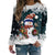 Adult Ugly Christmas Sweater, Funny 3D Holiday Sweaters, Snowman Xmas Knit Crewneck Sweatshirt