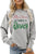 Christmas Women Sweatshirt Cute Printed Funny Shirt Casual Long Sleeve Pullover Tops