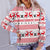 Unisex Cute 3D Santa Print Ugly Christmas Kangaroo Pocket Sweatshirt Hoodies Pullover
