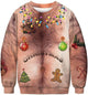 Men's Ugly Christmas Sweatshirts Long Sleeve Women Xmas Sweater Pullover