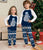 New 2023 Family Christmas Pajamas Set Adults Kids Matching Outfits Letter Print Casual Loose 2 Pieces Suit Baby Romper Xmas