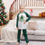 Merry Christmas Green Tree Plaid Print Pajamas Set Adults Kids Matching Outfits Baby Romper Xmas Family Look Casual Soft Pyjamas