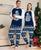 New 2023 Family Christmas Pajamas Set Adults Kids Matching Outfits Letter Print Casual Loose 2 Pieces Suit Baby Romper Xmas