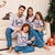 Xmas Pajamas Outfits Family Matching 2024 New Year Elk Plaid Printed 2PCS Pyjamas Pants Print Adult Kids Baby Christmas Clothing