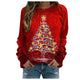 Unisex Ugly Christmas Crewneck Sweatshirt Xmas Novelty 3D Graphic Shirt Pullover for Party