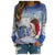 Unisex Ugly Christmas Crewneck Sweatshirt Xmas Novelty 3D Graphic Shirt Pullover for Party
