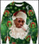 Unisex Print Crew Neck Ugly Christmas Xmas Pullover Sweatshirt
