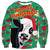 Unisex Topless Ugly Christmas Sweatshirt Novelty 3D Funny Design Sweatshirt Shirt for Xmas