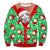 Unisex Topless Ugly Christmas Sweatshirt Novelty 3D Funny Design Sweatshirt Shirt for Xmas