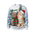 Unisex Ugly Christmas Crewneck Sweatshirt Novelty 3D Graphic Long Sleeve Shirt