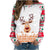 Unisex Ugly Christmas Crewneck Sweatshirt Xmas Novelty 3D Graphic Long Sleeve Shirt Pullover for Party
