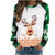 Unisex Ugly Christmas Crewneck Sweatshirt Xmas Novelty 3D Graphic Long Sleeve Shirt Pullover for Party