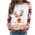 Unisex Ugly Christmas Crewneck Sweatshirt Xmas Novelty 3D Graphic Long Sleeve Shirt Pullover for Party