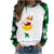 Unisex Ugly Christmas Crewneck Sweatshirt Xmas Novelty 3D Graphic Long Sleeve Shirt Pullover for Party