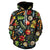 Unisex Ugly Christmas Sweater Novelty 3D Graphic Hoodie Drawstring Pullover Hoodie with Pocket