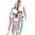 Matching Family Christmas Pajamas Set Xmas Pjs Striped Sleepwear Kids Men Women