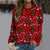 Women's Print Crew Neck Ugly Christmas Xmas Pullover Sweatshirt for Xmas Party Celebration