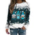 Adult Ugly Christmas Funny 3D Sweatshirt Snowman Xmas Knit Crewneck Sweatshirt