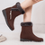 Winter Women Snow Boots Zipper Decorate