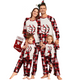 Xmas Family Matching Pajamas 2023 Christmas Elk Printed Father Mother Kids Mathing Clothes Set Baby Jumpsuit Pyjamas Homewear