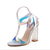 Clear Open Toe Single Sole Chunky High Heels Sandals