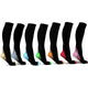 4-Pairs Compression Socks for Men & Women Athletic Stockings for Running
