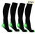 4-Pairs Compression Socks for Men & Women Athletic Stockings for Running