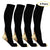 4-Pairs Compression Socks for Men & Women Athletic Stockings for Running