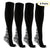 4-Pairs Compression Socks for Men & Women Athletic Stockings for Running