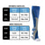 4 Pairs Compression Socks for Men & Women Stockings for Running