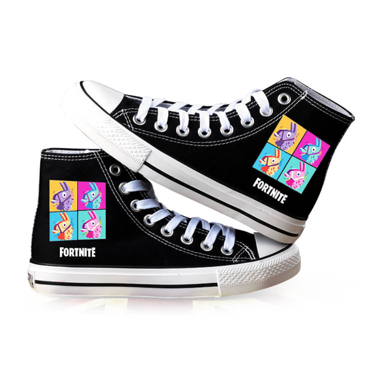 Fortnite Canvas Shoes For Kids Men Women