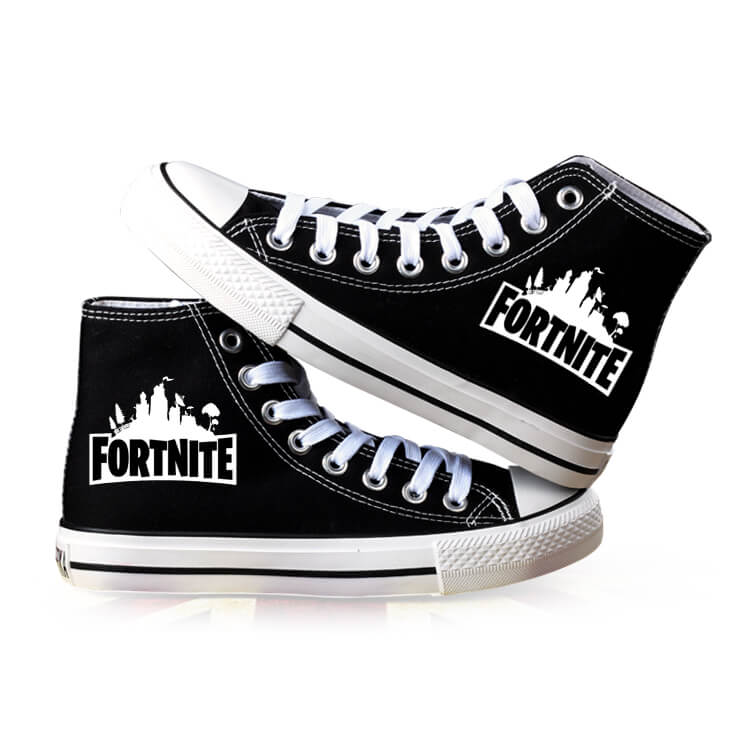 Fortnite Shoes High Top Canvas Sneakers For Kids Men Women