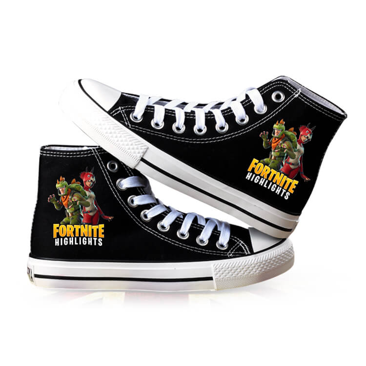 Fortnite Canvas Shoes For Kids Men Women