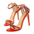 Glitter Studded Stiletto High Heels Sandals