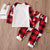Xmas Family Matching Pajamas 2021 Christmas Elk Printed Father Mother Kids Mathing Clothes Set Baby Jumpsuit Pyjamas Homewear