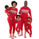 Family Pajamas Christmas Matching 2022 Mother Daughter Father Son Xmas Pyjamas Family Clothing Sets Red Sleepwear Family Look