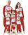 Family Matching Pajamas Christmas Costume Set Fashion Letter Merry Christmas Deer Adult Kids Baby Jumpsuit Family Pajamas