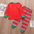 Family Matching Pajamas Christmas Costume Set Fashion Letter Merry Christmas Deer Adult Kids Baby Jumpsuit Family Pajamas