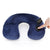 Inflatable Neck Travel Pillow Kit with Earplugs, Eye Mask
