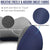 Memory Foam Neck Pillow for Airplanes Travel Kit