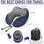 Memory Foam Neck Pillow for AirplanesTravel Kit