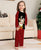 Family Xmas Clothing Pajama Sets 2023 Christmas Fawn Print Outfits Adult Kids Outfits Baby Jumpsuits Family Pajamas Outfits