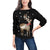 Ugly Christmas Tree Sleeve Sweater for Women O-neck Knitted Xmas Sweaters