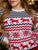 Ugly Christmas Sweater Couples Men Women Winter Sweater Elk Snowflake Red Knitted