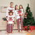 2023 Xmas Family Matching Pajamas Cute Deer Letter Print Adult Kid Baby Matching Outfit Dog Clothes