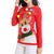 Deer Ugly Merry Christmas Sweater for Women 2022 Xmas Sweaters Knitted Red