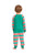 2022 Christmas Matching Family Pajamas Set Letter Print Xmas Outfit Father Mother Kid Deer Top+Stripe Pants Jammies Baby Romper