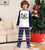 2023 Christmas Family Matching Pajamas Mom Daughter Dad Son Clothing Set Women Men Girls Boys Pyjamas Red Sleepwear Family Look