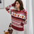 Ugly Christmas Sweater Autumn Winter Knitted Pullover Casual Loose