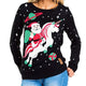 Casual and Loose Christmas Sweater Winter Fashion Black Knitting Sweater